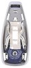 Dome Light Base Fits Select 1960-1970 GM Models, Chrome - image 2