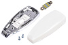Tear Drop Dome Light Base Kit Fits Select 1960-1970 GM Models, Chrome