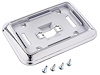 Dome Light Base Fits Select 1968-1970 GM Models, Chrome - image 1