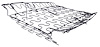Bucket Seat Spring Assembly-Back Support Fits Select 1966-1967 Buick, Chevy, Oldsmobile & Pontiac Models - image 1