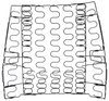 Bucket Seat Spring Assembly-Back Support Fits Select 1966-1967 Buick, Chevy, Oldsmobile & Pontiac Models - image 2