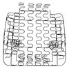 Bucket Seat Spring Assembly, Bottom Support Fits Select 1968-1972 Buick, Chevy, Oldsmobile & Pontiac Models - image 2