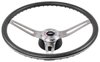 3-Spoke Comfort Grip Steering Wheel Kit Fits Select 1967-1969 Chevrolet Cars & 1960-1975 Chevrolet & GMC Trucks [Black Grip] - image 4