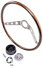 2-Spoke Steering Wheel Kit for 1964 Chevrolet Chevelle, El Camino [Simulated Walnut]