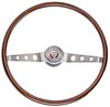 2-Spoke Steering Wheel Kit for 1964 Chevrolet Chevelle, El Camino [Simulated Walnut] - image 2