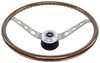 2-Spoke Steering Wheel Kit for 1966 Chevrolet Chevelle, El Camino [Simulated Walnut] - image 4