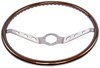 2-Spoke Steering Wheel 1964-1966 Chevrolet Chevelle, Corvair, El Camino [Simulated Walnut] - image 4