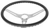 3-Spoke Comfort Grip Steering Wheel Fits Select 1969-1972 GM Cars & 1960-1975 Chevrolet & GMC Trucks [Brushed Spokes/Black Grip] - image 3