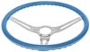 3-Spoke Comfort Grip Steering Wheel Fits Select 1967-1972 Chevrolet Cars & 1960-1975 Chevrolet & GMC Trucks [Blue Grip] - image 3