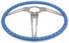 3-Spoke Comfort Grip Steering Wheel Fits Select 1967-1972 Chevrolet Cars & 1960-1975 Chevrolet & GMC Trucks [Blue Grip] - image 4