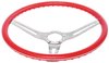 3-Spoke Comfort Grip Steering Wheel Fits Select 1967-1972 Chevrolet Cars & 1960-1975 Chevrolet & GMC Trucks [Red Grip] - image 3