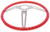 3-Spoke Comfort Grip Steering Wheel Fits Select 1967-1972 Chevrolet Cars & 1960-1975 Chevrolet & GMC Trucks [Red Grip] - image 4