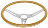 3-Spoke Comfort Grip Steering Wheel Fits Select 1967-1972 Chevrolet Cars & 1960-1975 Chevrolet & GMC Trucks [Saddle Grip] - image 3