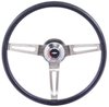 3-Spoke Comfort Grip Steering Wheel Kit Fits Select 1969-1972 Chevrolet Cars [Black Grip] - image 2