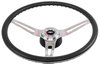 3-Spoke Comfort Grip Steering Wheel Kit Fits Select 1969-1972 Chevrolet Cars [Black Grip] - image 4