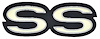 "SS" Steering Wheel Emblem Fits Select 1970 Chevrolet Models - image 1