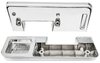 Rear Armrest Bases for Select 1960-1967 Buick, Chevy, Oldsmobile, Pontiac Models [Chromed, Pair] - image 2