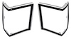 Front Parking Light Bezel Kit for 1972 Chevrolet Chevelle - image 1