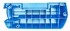 Armrest Base Fits Select 1968-1972 GM Models, Front or Rear  [Left/Driver Side, Medium Blue] - image 4