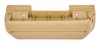 Armrest Base Fits Select 1968-1972 GM Models, Front or Rear  [Left/Driver Side, Gold] - image 2