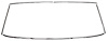 Rear Window Molding Set for 1964-1965 Chevrolet Chevelle - image 1