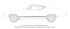 Body Side Molding Kit 1968 Chevy Chevelle Malibu - image 4