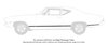 Body Side Molding Kit 1968 Chevy Chevelle SS - image 4