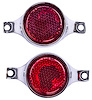 Tail Light Bezel Reflectors 1964 Chevy Chevelle Station Wagon, El Camino - image 1