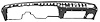 Dash Board Assembly for 1968 Chevrolet Chevelle, El Camino [Inner Panel]