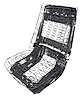 Bucket Seat Frame Assembly Fits Select 1966-1968 Buick, Chevrolet, Oldsmobile, Pontiac Models [Right/Passenger Side] - image 1