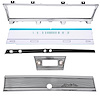 Deluxe Dash Restoration Kit for 1967 Chevrolet Chevelle & El Camino w/Floor Shift Auto Trans [Malibu Script] - image 1