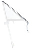 Vent Window Outer Forward Frame Fits Select 1966-1967 GM A-Body Models [Chrome, Right/Passenger Side] - image 1