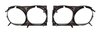 Headlight Bezels for 1969 Pontiac GTO, LeMans, Tempest with Non-Hideaway Headlamps [Pair] - image 2
