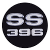 SS 396 Wheel Center Cap Inserts for 1969 Chevrolet Camaro & 1969-1970 Chevrolet Chevelle, El Camino - image 1