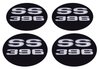 SS 396 Wheel Center Cap Inserts for 1969 Chevrolet Camaro & 1969-1970 Chevrolet Chevelle, El Camino - image 2