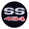 SS 454 Wheel Center Cap Inserts for 1969 Chevrolet Camaro & 1969-1970 Chevrolet Chevelle, El Camino - image 1