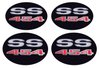SS 454 Wheel Center Cap Inserts for 1969 Chevrolet Camaro & 1969-1970 Chevrolet Chevelle, El Camino - image 2