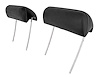 Bucket Seat Headrests Fits Select 1969 Buick, Chevrolet, Oldsmobile, Pontiac Models [Black, Pair] - image 1