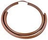Front Interior Headliner Windlace, Dark Saddle, for 1968-1972 GM A-Body - image 1