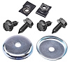 Inner Fender Well Hardware Kit 1968-1974 GM Models - Black Oxide-Coated Stainless Steel