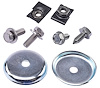 Inner Fender Hardware Kit for 1961-1964 Chevrolet Bel Air, Biscayne, Impala - Stainless Steel, 56-Piece Kit