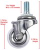Replacement Rear Caster Fits JEGS Professional Low-Profile 2-Ton Aluminum Floor Jack (555-80006) - image 4