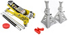 3-Ton Aluminum Floor Jack Kit with Stands &  Pads - image 1