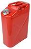 Jerry Can 5 Gallon Metal Red with Spout