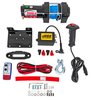 3,500 lb Electric Winch with Synthetic Rope and Hawse Fairlead
