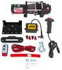 5,500 lb Electric Winch with Synthetic Rope and Hawse Fairlead