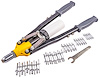Heavy-Duty Hand Rivet Set with Collection Bottle [17 1/2 in. Extra-Long Handle] - image 1
