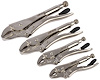 4-Piece Curved Jaw Locking Plier Set - image 1
