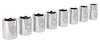 Metric Laser Etched Socket Set 10mm to 17mm Short Sockets - image 1
