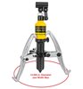 5-Ton 3-Jaw Hydraulic Gear Puller [Steel, Yellow] - image 2
